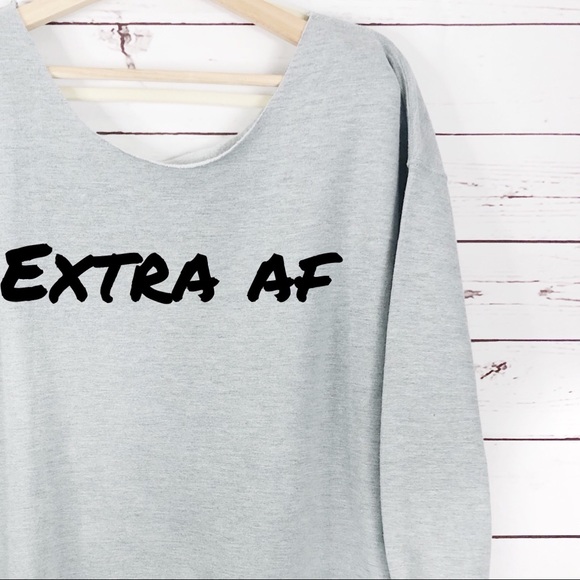 NEW Extra AF Womens Sweater, Warm sweater, slouchy - Picture 5 of 8